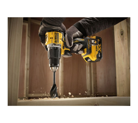 Ударная дрель-шуруповерт DEWALT DCD799P2T, 18 В, 1650 об/мин, 28050 уд/мин, с 2 АКБ 5 Ач и ЗУ, в кейсе TSTAK (DCD799P2T-QW)