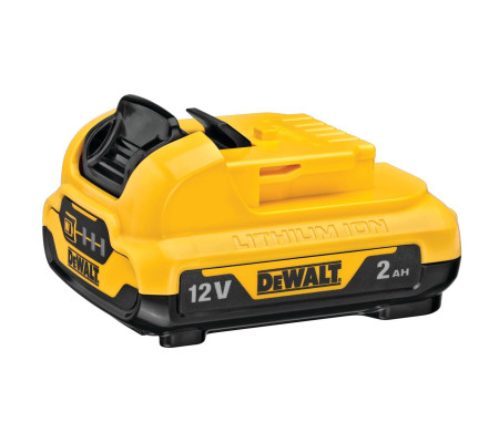 Аккумулятор DEWALT DCB122, Li-Ion, 12 В, 2 Ач (DCB122-XJ)