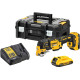 Аккумуляторный реноватор DEWALT DCS356D2, 18 В, 20000 кол/мин, с 2 АКБ 2 Ач и ЗУ, в кейсе TSTAK (DCS356D2-QW)