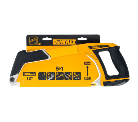 Ножовка по металлу и пластику DEWALT DWHT20547L, трансформируемая 5 в 1, 30 см