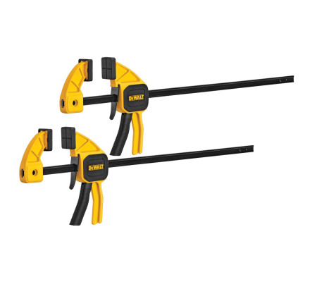 Струбцина быстрозажимная DEWALT, 300 мм, 60 кг, 2 шт., DWHT0-83158