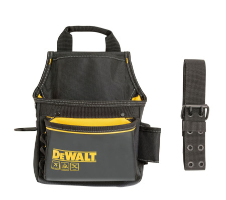 Профессиональная сумка DEWALT для инструмента с поясом и скобой для молотка, DWST40101