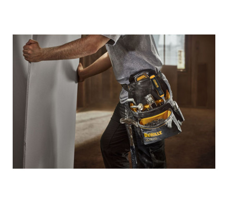 Профессиональная сумка DEWALT для инструмента с поясом и скобой для молотка, DWST40101