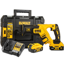 Аккумуляторная сабельная пила DEWALT DCS367P2, 18 В, 2900 ход/мин, 28.6 мм, с 2 АКБ 5 Ач и ЗУ, в кейсе TSTAK (DCS367P2-QW)