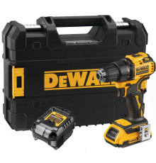 Аккумуляторная дрель-шуруповерт DEWALT DCD708D1T, 18 В, 1650 об/мин, с АКБ 2 Ач и ЗУ, в кейсе TSTAK (DCD708D1T-QW)