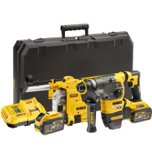 Аккумуляторный перфоратор DEWALT DCH335X2, 54 В, 3.5 Дж, 4480 уд/мин, с 2 АКБ 3 Ач и ЗУ, в кейсе (DCH335X2-QW)