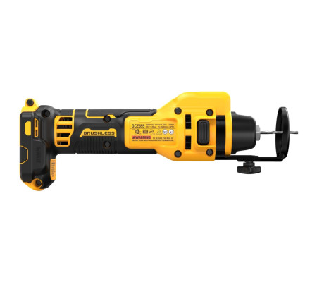 Аккумуляторный фрезер для гипсокартона DEWALT DCE555B, 20 В, 26000 об/мин, без АКБ и ЗУ (DCE555B-XJ)