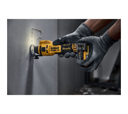Аккумуляторный фрезер для гипсокартона DEWALT DCE555B, 20 В, 26000 об/мин, без АКБ и ЗУ (DCE555B-XJ)