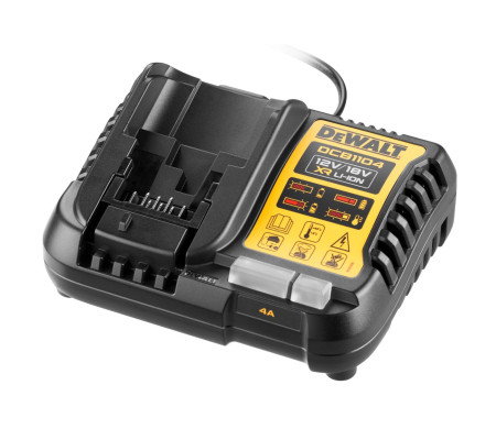 Набор DEWALT DCB1104M2: 2 АКБ DCB182, Li-Ion, 18 В, 4 Ач и зарядное устройство DCB1104, 12/18 В, 4 A (DCB1104M2-QW)