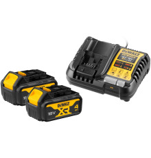 Набор DEWALT DCB1104M2: 2 АКБ DCB182, Li-Ion, 18 В, 4 Ач и зарядное устройство DCB1104, 12/18 В, 4 A (DCB1104M2-QW)