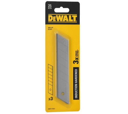 Лезвие для ножа сегментированное DEWALT DWHT11726-0, 3 шт.