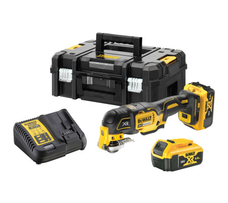 Аккумуляторный реноватор DEWALT DCS356P2, 18 В, 20000 кол/мин, с 2 АКБ 5 Ач и ЗУ, в кейсе TSTAK (DCS356P2-QW)