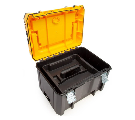 Ящик для инструмента DEWALT TSTAK 2.0 IP54 DWST83343-1, с верхним отделением для хранения принадлежностей