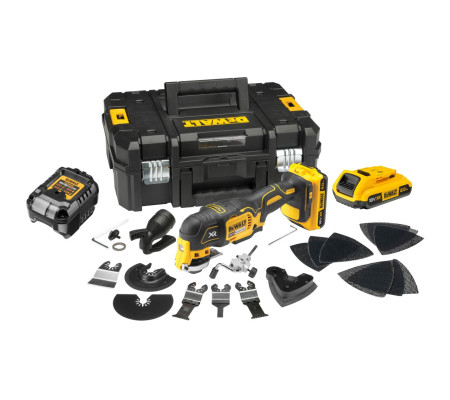 Аккумуляторный реноватор DEWALT DCS355D2, 18 В, 20000 кол/мин, с 2 АКБ 2 Ач и ЗУ, в кейсе TSTAK (DCS355D2-QW)