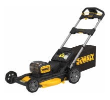 Аккумуляторная газонокосилка DEWALT DCMWP134W2, 2х18 В, 2800 об/мин, 67 л, с 2 АКБ 8 Ач и ЗУ (DCMWP134W2-QW)