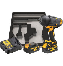 Аккумуляторный гайковерт DEWALT DCF900P2G, 18 В, 1898 Нм, 2200 уд/мин, с 2 АКБ 5 Ач и ЗУ, в чехле (DCF900P2G-QW)