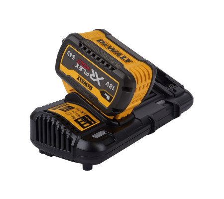 Набор DEWALT DCB132X2: 2 АКБ DCB547, Li-Ion, 18/54 В, 9/3 Ач и двойное зарядное устройство DCB132, 12/14.4/18/54 B В, 2x4 А