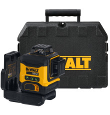 Аккумуляторный лазерный нивелир DEWALT DCLE34031N, 18 В, зеленый луч, 40 м, без АКБ и ЗУ, в кейсе (DCLE34031N-XJ)