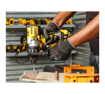 Ударная дрель-шуруповерт DEWALT DCD996P1, 18 В, 2250 об/мин, 38250 уд/мин, с АКБ 5 Ач и ЗУ, в кейсе TSTAK (DCD996P1-QW)