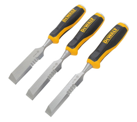 Набор стамесок DEWALT DWHT0-16148, с дополнительной режущей кромкой, 18/25/32 мм, 3 шт.