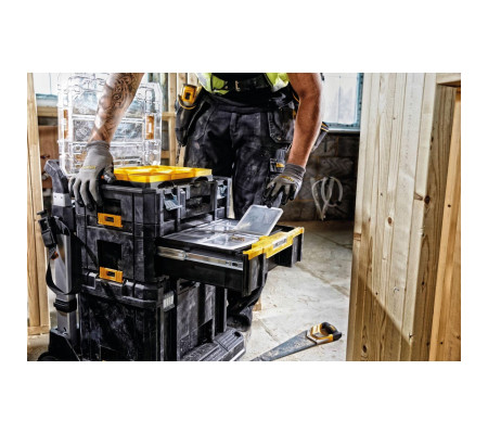 Ящик-органайзер DEWALT TSTAK DWST1-70705, выдвижной, 6 отделений, 9.5 л