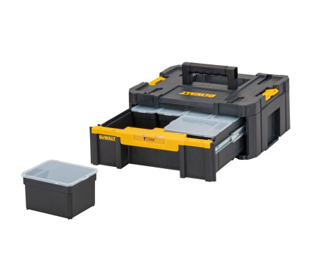Ящик-органайзер DEWALT TSTAK DWST1-70705, выдвижной, 6 отделений, 9.5 л