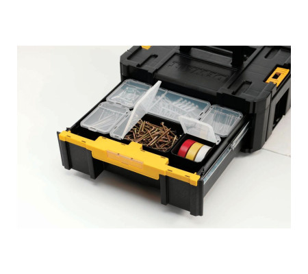 Ящик-органайзер DEWALT TSTAK DWST1-70705, выдвижной, 6 отделений, 9.5 л