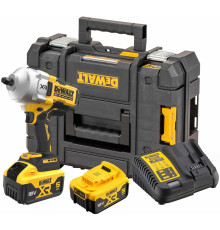 Аккумуляторный гайковерт DEWALT DCF961P2T, 18 В, 2372 Нм, 1890 уд/мин, с 2 АКБ 5 Ач и ЗУ, в кейсе TSTAK (DCF961P2T-QW)