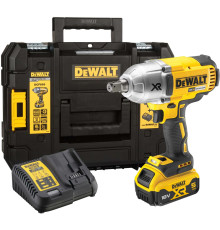 Аккумуляторный гайковерт DEWALT DCF899P1, 18 В, 950 Нм, 2400 уд/мин, с АКБ 5 Ач и ЗУ, в кейсе TSTAK (DCF899P1-QW)
