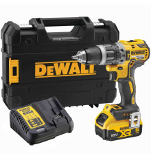 Дрель-шуруповерт DEWALT DCD796P1, 18 В, 2000 об/мин, 34000 уд/мин, с АКБ 5 Ач и ЗУ, в кейсе TSTAK (DCD796P1-QW)