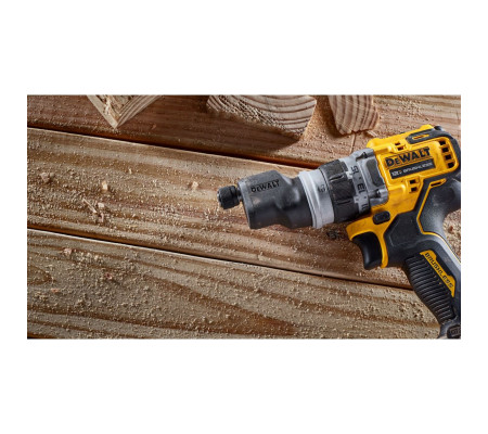 Дрель-шуруповерт DEWALT DCD703NT, 12 В, 58 Нм, 1500 об/мин, с набором насадок, без АКБ и ЗУ, в кейсе TSTAK (DCD703NT-XJ)