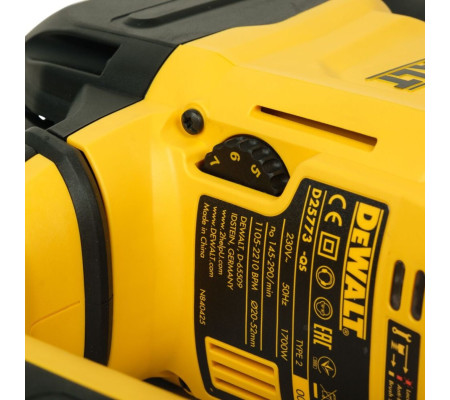 Перфоратор DEWALT D25773K, 1700 Вт, 19.4 Дж, 2210 уд/мин, в кейсе (D25773K-QS)