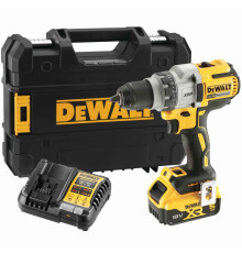 Аккумуляторная дрель-шуруповерт DEWALT DCD991P1T, 18 В, 2000 об/мин, с АКБ 5 Ач и ЗУ, в кейсе TSTAK (DCD991P1NT-XJ)