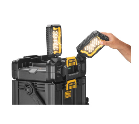 Ящик для инструмента DEWALT TOUGHSYSTEM DWST08061-1, c прожекторами, 4000 лм, 14 л