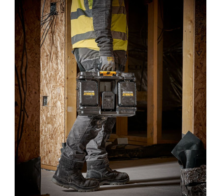 Ящик для инструмента DEWALT TOUGHSYSTEM DWST08061-1, c прожекторами, 4000 лм, 14 л