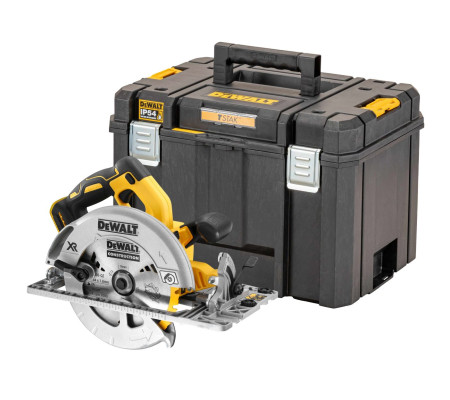 Аккумуляторная дисковая пила DEWALT DCS572NT, 18 В, 184 мм, 5500 об/мин, без АКБ и ЗУ, в кейсе TSTAK (DCS572NT-XJ)