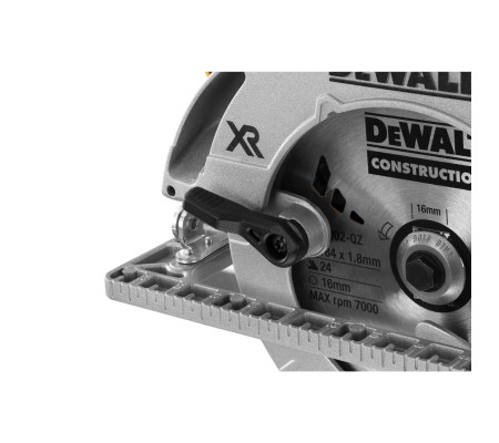 Аккумуляторная дисковая пила DEWALT DCS572NT, 18 В, 184 мм, 5500 об/мин, без АКБ и ЗУ, в кейсе TSTAK (DCS572NT-XJ)