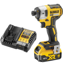 Аккумуляторный шуруповерт DEWALT DCF887P1, 18 В, 205 Нм, 3800 уд/мин, с АКБ 5 Ач и ЗУ (DCF887P1N-XJ)