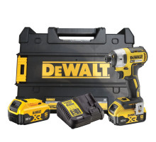 Аккумуляторный шуруповерт DEWALT DCF887P2, 18 В, 205 Нм, 3800 уд/мин, с 2 АКБ 5 Ач и ЗУ, в кейсе (DCF887P2-QW)