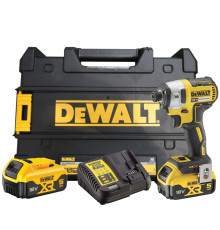 Аккумуляторный шуруповерт DEWALT DCF887P2, 18 В, 205 Нм, 3800 уд/мин, с 2 АКБ 5 Ач и ЗУ, в кейсе (DCF887P2-QW)