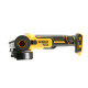 Аккумуляторная угловая шлифмашина DEWALT DCG405P1T, 18 В, 125 мм, 9000 об/мин, с АКБ 5 Ач и ЗУ, в кейсе TSTAK (DCG405P1NT-XJ)