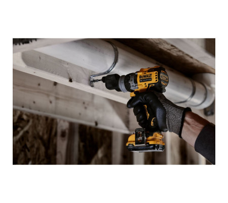 Дрель-шуруповерт DEWALT DCD703L2T, 12 В, 58 Нм, 1500 об/мин, с набором насадок, 2 АКБ 3 Ач и ЗУ, в кейсе TSTAK (DCD703L2T-QW)