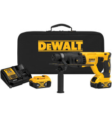 Аккумуляторный перфоратор DEWALT DCH133M2, 20 В, 2.6 Дж, 5500 уд/мин, с 2 АКБ 4 Ач и ЗУ, в сумке (DCH133M2-A9)