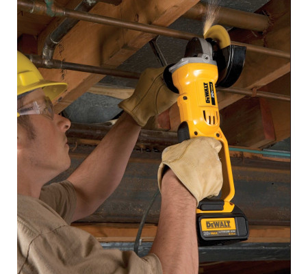 Аккумуляторная угловая шлифмашина DEWALT DCG412NT, 18 В, 125 мм, 7000 об/мин, без АКБ и ЗУ, в кейсе TSTAK