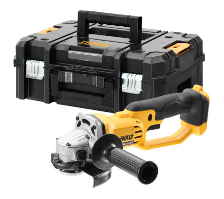 Аккумуляторная угловая шлифмашина DEWALT DCG412NT, 18 В, 125 мм, 7000 об/мин, без АКБ и ЗУ, в кейсе TSTAK