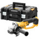 Аккумуляторная угловая шлифмашина DEWALT DCG412NT, 18 В, 125 мм, 7000 об/мин, без АКБ и ЗУ, в кейсе TSTAK