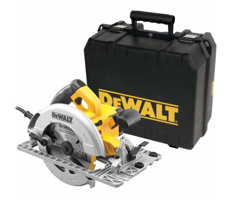 Дисковая пила DEWALT DWE576K, 1600 Вт, 190 мм, 5200 об/мин, в кейсе (DWE576K-QS)