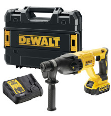 Аккумуляторный перфоратор DEWALT DCH133M1, 18 В, 2.6 Дж, 5500 уд/мин, с АКБ 4 Ач и ЗУ, в кейсе TSTAK (DCH133M1-QW)