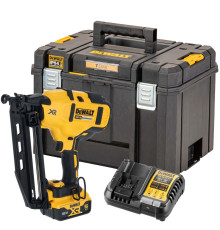 Аккумуляторный шпилькозабивной пистолет DEWALT DCN660P1T, 18 В, 48 Дж, с АКБ 5 Ач и ЗУ, в кейсе TSTAK