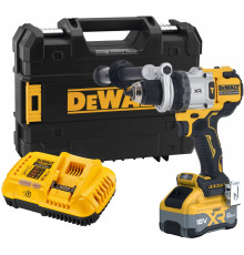 Ударная дрель-шуруповерт DEWALT DCD1007WW1T, 18 В, 2250 об/мин, 38250 уд/мин, с АКБ 8 Ач и ЗУ, в кейсе TSTAK (DCD1007WW1T-QW)